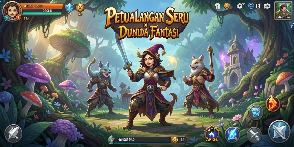 Tampilan gameplay <strong>API36</strong> yang memikat dengan berbagai misi petualangan.