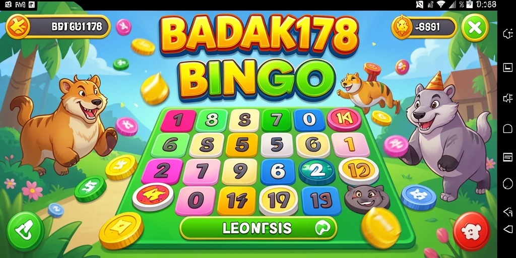 Tampilan gameplay Bingo yang seru dan interaktif dari BADAK178.