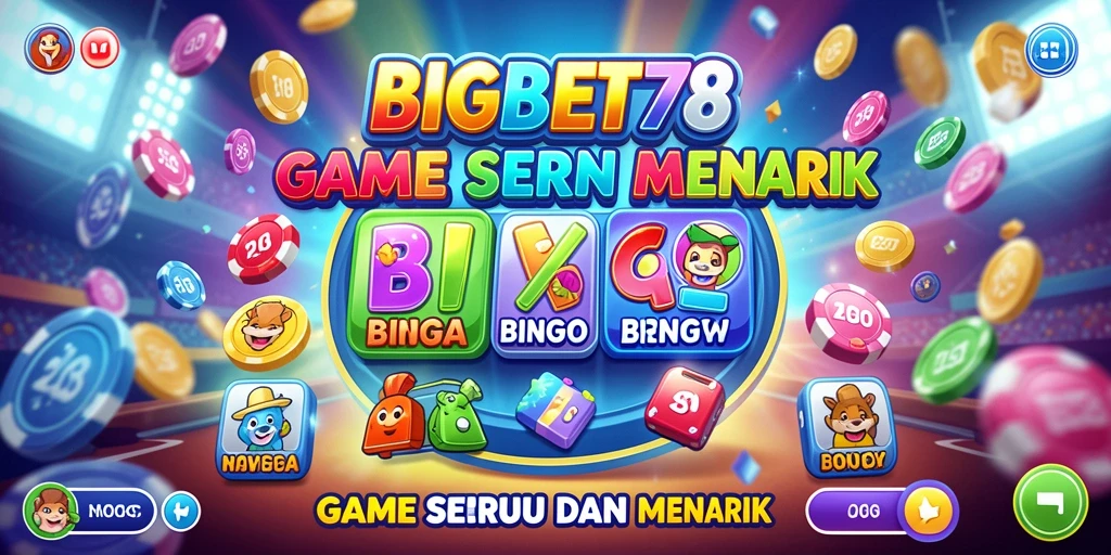 Screenshot gameplay BIGBET78 menampilkan antusiasme bermain Bingo.