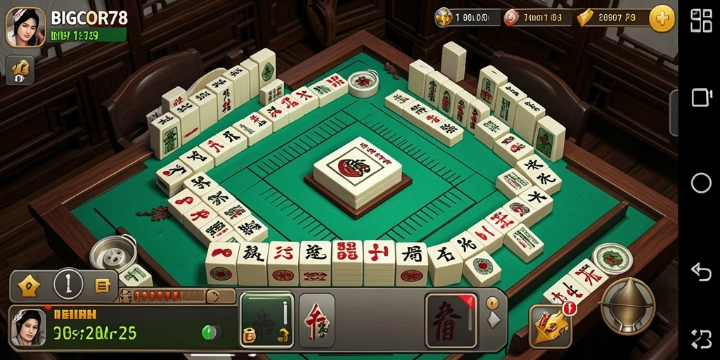 Gameplay Mahjong yang menarik dengan grafis menawan.