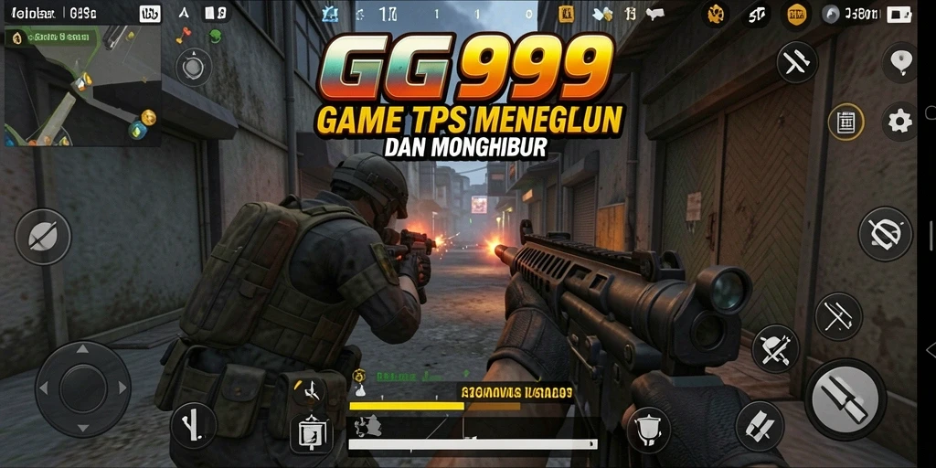 Screenshot utama menampilkan aksi intens gameplay TPS yang luar biasa.