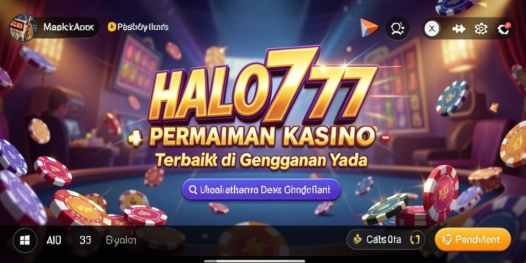 Tampilan menakjubkan dalam gameplay Kasino HALO777.