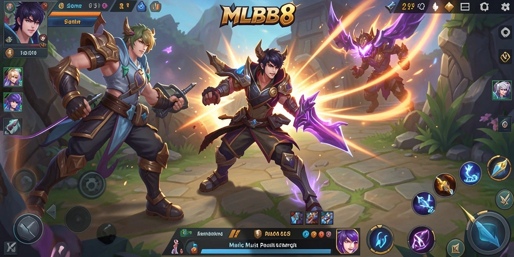 Screenshot gameplay <strong>MLBB8</strong> yang menampilkan keseruan bermain musik.