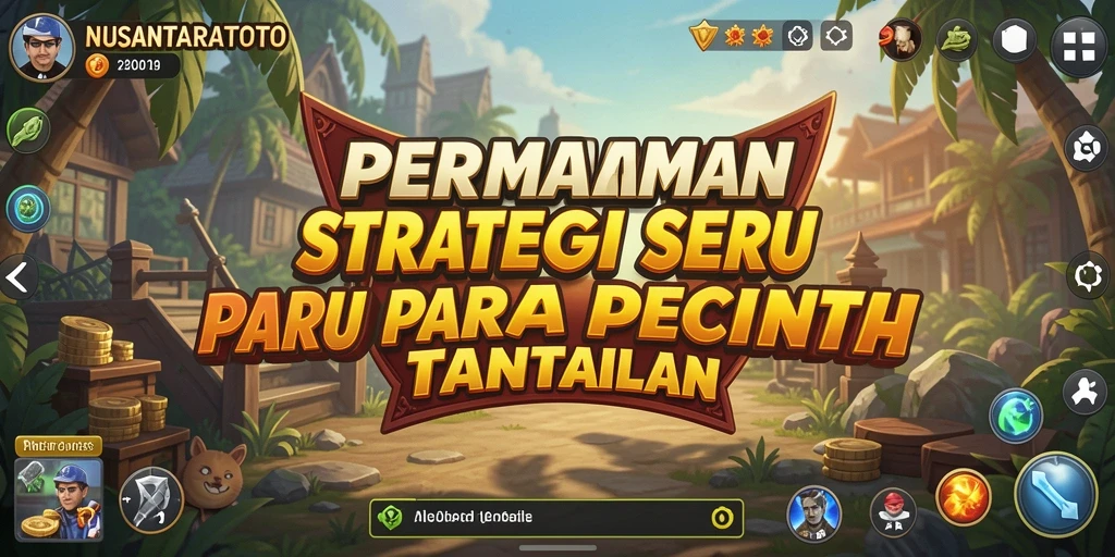 Tampilan gameplay seru dari NUSANTARATOTO dengan strategi yang mendebarkan.