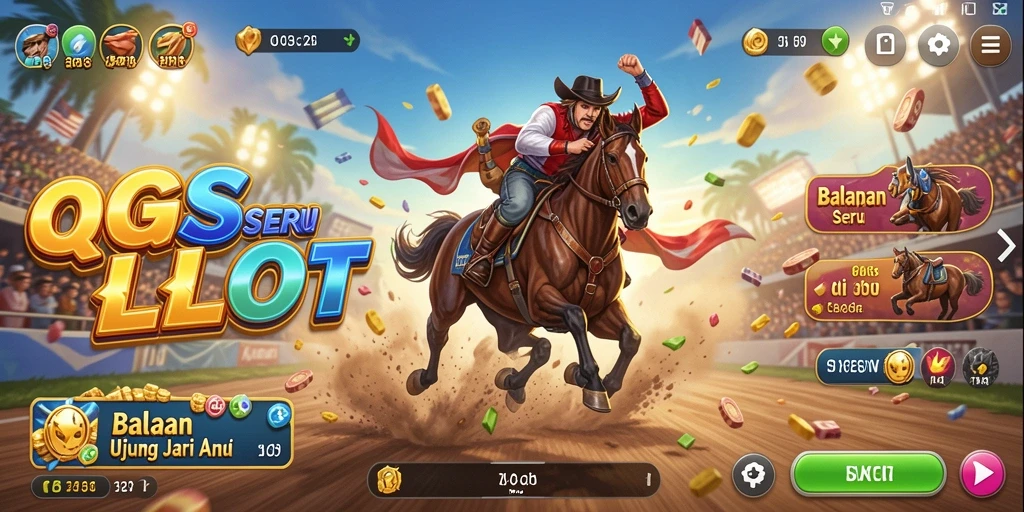 Tampilan grafis mengesankan dari gameplay balap yang seru.