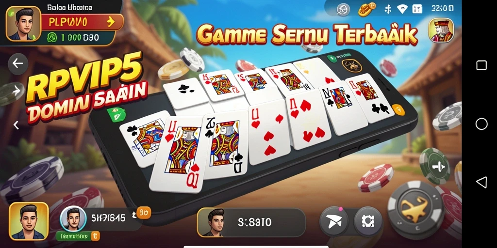 Gameplay domino yang menarik dan seru dalam RPVIP5.