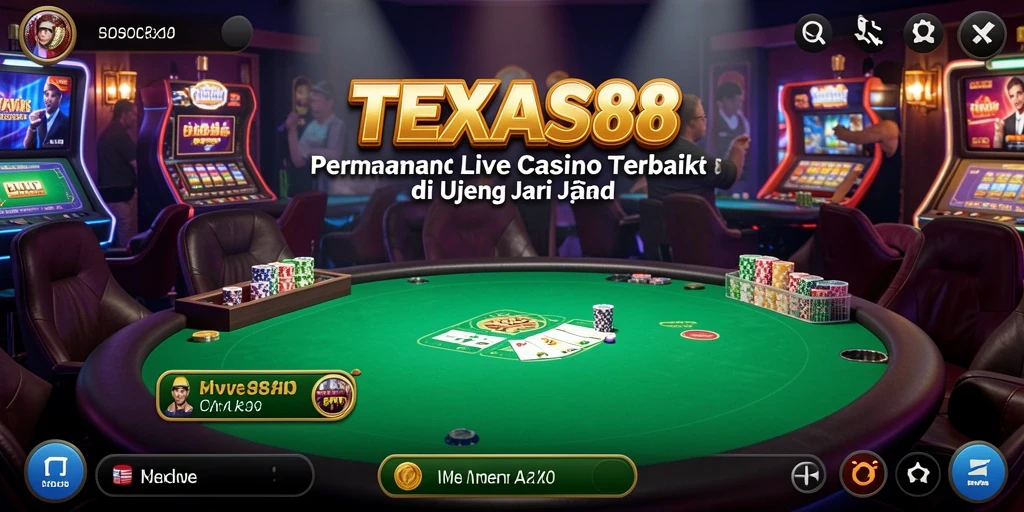 Tampilan live dealer yang mengasyikkan di TEXAS88.