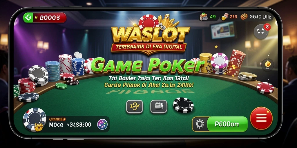 Screenshot gameplay WASLOT yang menampilkan poker yang mendebarkan.