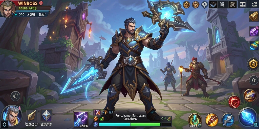 Gameplay epik di WINBOSS dengan pertarungan yang menegangkan.